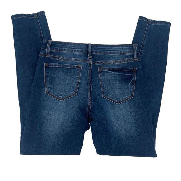 KanCan Womens Cotton Blended Mid-Rise Skinny Ankle Denim Jeans Blue Size 28 - Picture 8 of 9
